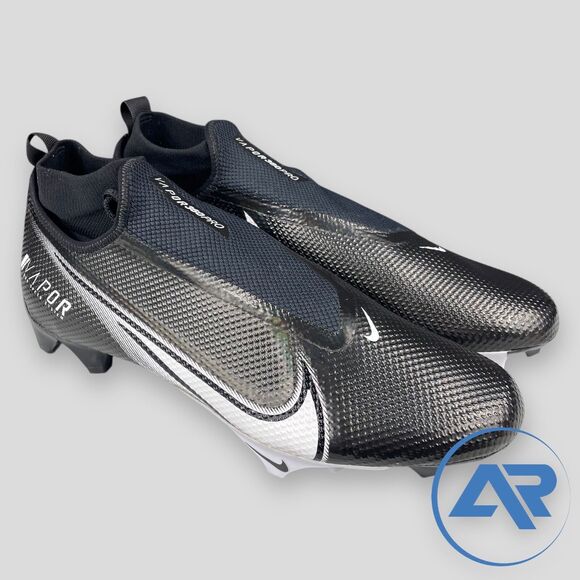 Nike Vapor Edge Pro 360 Black Iridescent Football Cleats Mens Sizes AO8277-001